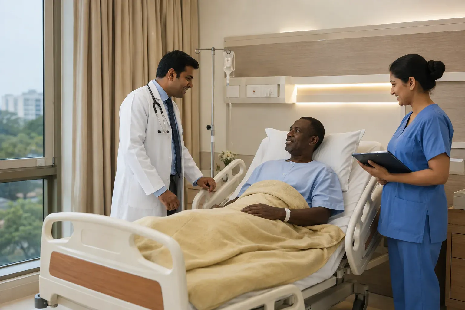 Colorectal Cancer Surgery Cost in India for Patients in Ghana
